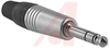 Plug, Phone; 18 AWG; Solder; 4 to 7; ZnAl4Cu1; Nickel/Chrome; 3.74 in. - 70088536 - Allied Electronics, Inc.