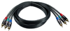 12ft Triple-RCA Component Video Cable -- RCA3V-12 - Image