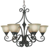 24926-BA Mid. Chandeliers-Glass Up - 445430 - Capital Lighting, Inc.