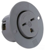 Straight Blade Flanged Receptacle Outlet - 5679-SS - Selecta Products
