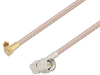 SMA Male Right Angle to SSMC Plug Right Angle Cable 60 Inch Length Using RG316-DS Coax - PE3C4472-60 - Pasternack