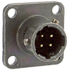 Circular Connector, Receptacle, Size 8, 4 Position, Box; Product Range Amphenol Industrial - 30M5214 - Newark, An Avnet Company