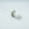Power Feedthrough, 20,000 Volts, 50 Amps, 1 Pin, 0.094″ Copper Conductor, 2.16″ QF/KF Flange - A0235-1-QF - MPF Products, INC.