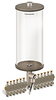 Clear View Multiple Feed Electro Lubricator, 1 gal Acrylic Reservoir, 12 Feeds, 1/8