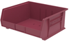 Akro-Mils Akrobin 75 lb Berry Industrial Grade Polymer Hanging / Stacking Storage Bin - 14 3/4 in Length - 16 1/2 in Width - 7 in Height - 1 Compartments - 30250 BERRY - 30250 BERRY - R. S. Hughes Company, Inc.