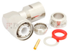 Right Angle HN Male (Plug) Connector For RG214, RG9, RG225, RG393 Cable, Clamp/Solder - FMCN1365 - Fairview Microwave Inc.