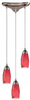 110-3FR Mini Pendants-3 Light Cluster - 607018 - Capital Lighting, Inc.