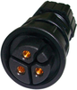 Circular Connector, Receptacle, 3 Position, Cable; Product Range Amphenol Ltw - 48W0744 - Newark, An Avnet Company