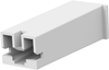 Rcpt Housing, 1Pos, Nylon 6/6, Natural; Product Range Amp Te Connectivity - 38AC2994 - Newark, An Avnet Company