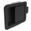Push-to-Close Latch, Small Size, 6 - 6.7mm  Grip, Stainless Steel, Black Finish - 64-10-124-55 - Southco
