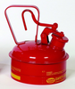 Eagle Red Galvanized Steel 2 qt Safety Can - 8 3/4 in Height - 6 3/4 in Overall Diameter - 048441-22121 - 048441-22121 - R. S. Hughes Company, Inc.