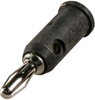 Banana Plug, 15A, Screw, Black; Gender Pomona - 25H8622 - Newark, An Avnet Company