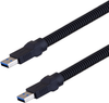 Usb Cable, 3.0 A Plug, 0.3M, Metallic; Connector A L-Com - 46AC8506 - Newark, An Avnet Company