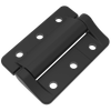 Constant Torque Hinge, Heavy Duty, Asymmetric, Forward Torque 3.4 N⋅m, Reverse Torque 2.0 N⋅m, Aluminum Alloy, Powder Coat, Black - E6-10E-230F-50 - Southco