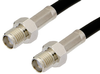 SMA Female to SMA Female Cable 60 Inch Length Using RG58 Coax - PE33547-60 - Pasternack