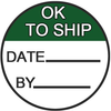 Labels, Inspection, Vinyl, Green/white, 15.9Mm Diameter; Label Type Te Connectivity - 29X4487 - Newark, An Avnet Company