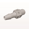 Threaded Connector, Barbed, Natural - MS4 - Qosina Corp.