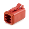 Amphenol Sine Systems AT06-6S-RED 6-Way Connector Plug, DT06-6S Compatible, Red - 39876 - Waytek, Inc.