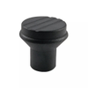 Tapered Knob; Female, Mushroom Head, Black -- GK-305 - Image