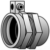 Liquidtight Flexible Conduit Connector -- 4Q-100FML - Image