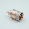 7/16″ DIN Coaxial Feedthrough, 50ohm, DC to 7.5 GHz, 2700 VRMS, 100 Watts, 0.275″ Copper Conductor, 1.375″ Weld Adapter -- A10022-1-W - Image
