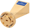 Standard Gain Horn Waveguide Antenna, WR-10, 75 GHz to 110 GHz, UG-387/U-Mod Round Cover Flange, 20 dBi Nominal Gain - FMWAN1019 - Fairview Microwave Inc.
