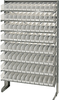 Storage Shelving with Bins - QPRS-100CL - Simplastics