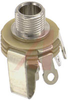 Jack, Phone; Panel Mount; 3; Nickel Plated Copper Alloy; 0.437 in.; 1/4 in. - 70214172 - Allied Electronics, Inc.
