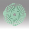 3M Scotch-Brite Ceramic RB-ZB Radial Bristle Brush - Ultra Fine Grade - 3/8 in Center Hole - 3 in Outside Diameter - 30132 - 048011-30132 - R. S. Hughes Company, Inc.