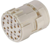 Circular Insert, Rcpt, 16Pos, Pa, Crimp; Product Range Harting - 37AC1896 - Newark, An Avnet Company