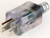 NEMA 5-15P Hospital Grade Plug, with Lamp -- UC-018L - Image