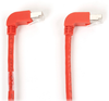 1FT Red CAT6 250MHz Angle Patch Cable S/FTP CM Down-Down - EVNSL213S-0001-90DD - Black Box