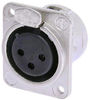 Xlr Connector, Rcpt, 3Pos, Panel; No. Of Contacts Neutrik - 15R7715 - Newark, An Avnet Company