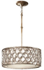 Pendants-Fabric Shade - 350878 - Light Center (The)