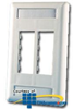 Legrand - Ortronics TracJack&trade; 4-Port Single Gang.. -- OR-40300546 - Image