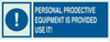 Brady Glo Personal Protection Sign - 90584 - Brady Corporation