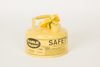 Eagle Yellow Galvanized Steel 1 gal Safety Can - 8 in Height - 9 in Overall Diameter - 048441-22133 - 048441-22133 - R. S. Hughes Company, Inc.
