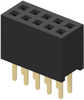 Board-Board Connector Socket, 6 Position, 2Row; Connector Systems Gct (Global Connector Technology) -- 67R7466