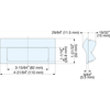 RECESSED PULL - HH-JW110-IV - HH-JW110-IV - Sugatsune America, Inc.