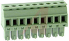 Plug, Terminal Block; 8 A; 300 V; 3.81 mm; 9; Screw; 2.5 kV; 160 V; PA; M2 - 70054772 - Allied Electronics, Inc.