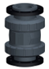 Valves - Plastic-Valves - Check-Valves - cone-Check-Valve-561-562 -- 161561428 - Image