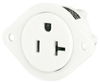 Straight Blade Flanged Receptacle Outlet -- 5379 - Image