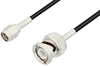 SMA Male to BNC Male Cable 48 Inch Length Using RG174 Coax, LF Solder, RoHS - PE3C3328LF-48 - Pasternack