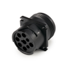 Amphenol Sine Systems AHD10-9-1939PE AHD 9-Pin Receptacle for Size 16 Contacts, Reduced Rear Seal -- 39341 - Image
