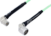 N Male Right Angle to TNC Male Right Angle Low Loss Cable 60 Inch Length Using PE-P142LL Coax, RoHS - PE3C1271-60 - Pasternack