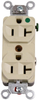 Mains Socket, Nema 5-20R, 20A, 125Vac, Ivory; Connector Type Hubbell Wiring Devices - 35B858 - Newark, An Avnet Company