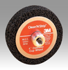 3M Scotch-Brite CS-UC Silicon Carbide Wheel Brush Very Coarse Grade - Threaded Arbor Attachment - 4 in Outside Diameter - 04217 - 048011-04217 - R. S. Hughes Company, Inc.