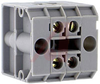 Terminal Block; 2; 2 Screw Clamp & 1 Tapped Hole for Cross Connection; 300 V; 7 - 70078308 - Allied Electronics, Inc.