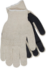 PIP 36-110PC-BK Black/White Medium Cotton/Polyester Full Fingered Work & General Purpose Gloves - PVC Palm & Fingers Coating - 616314-48029 - 616314-48029 - R. S. Hughes Company, Inc.