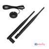 868MHz 5dBi Rubber Magnetic Antenna With RG174 Cable (L-3Mtr) + SMA Male St. Connector - ET-8685RM-1L3-SMS-BR5 - Eteily Technologies India Pvt. Ltd.